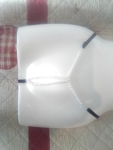 String ficelle ouvert perle - string,
