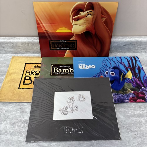 Disney lithographs lot - lot, bambi