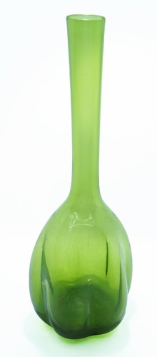 Superbe vase vert - , verre