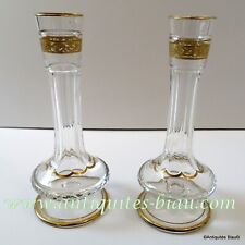 Paire de vase soliflore en