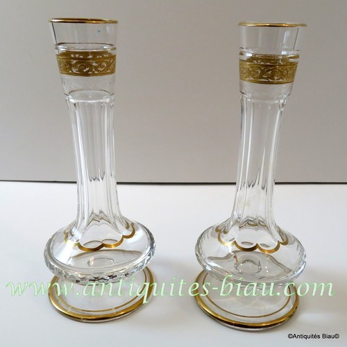 Paire vase soliflore en - vase,
