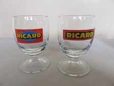 2 VERRES BALLON RICARD COLLECTOR Cartouche en couleur