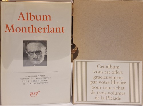Album montherlant pléiade - montherlant,