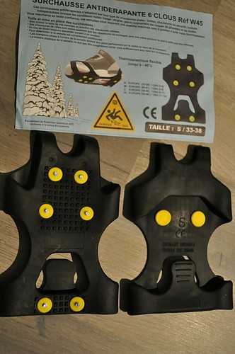 Paire snow grabbers anti - snow,