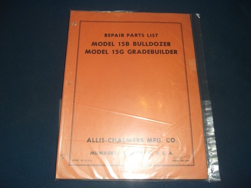 Allis chalmers 15b - 15b, bulldozer