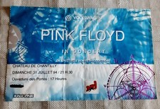 ticket billet used place concert PINK FLOYD 1994 PARIS