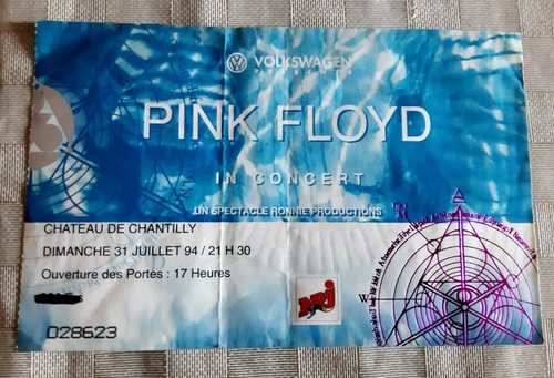 Ticket billet used place - ticket,