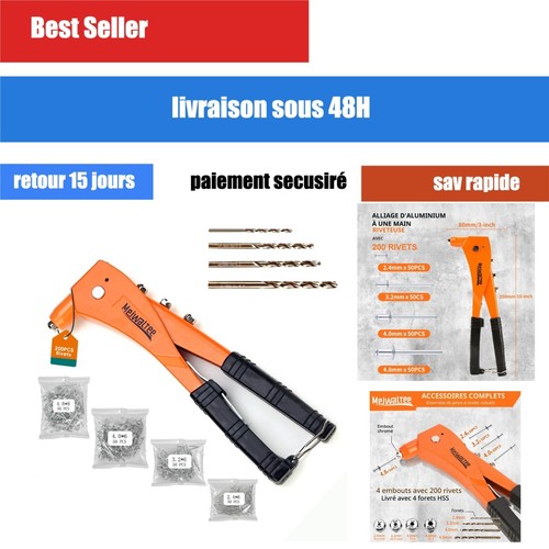 Pince riveter manuelle - à,