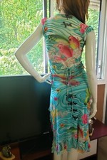 Ensemble  en maille multicouleur  Kenzo Carpe koi