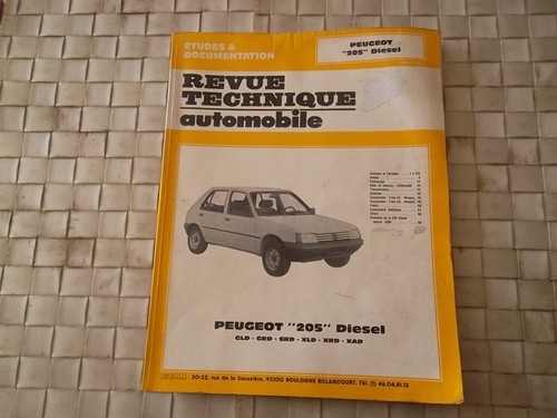 Revue technique peugeot - technique, 205