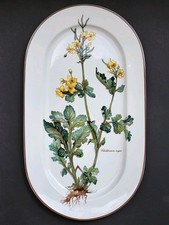 Superbe GRAND PLAT OVALE signé VILLEROY & BOCH modèle BOTANICA 44,4cm