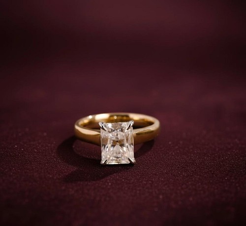 Moissanite fiançailles - 2, ct