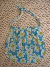 Tablier Vintage cuisine à fleur été 70'S Pop décoraton Vintage