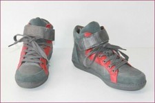 COMPTOIR DES COTONNIERS Baskets Cuir et Textile Gris Scratch T 37 TTBE