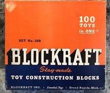 Antique blockraft toy - antique,