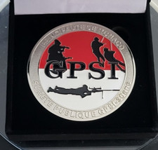 MEDAILLE DE TABLE GROUPE PROTECTION INTERVENTION DE LA POLICE DE MONACO 