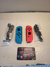 Paire De Joycon neon officiel pour nintendo switch Avec Dragonne 