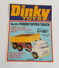 Dinky Jouets N0. 432, Foden Camion à Benne, Rare Magasin Signe non Utilisés État