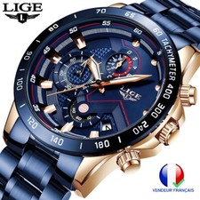 Montre Sport de Luxe Acier