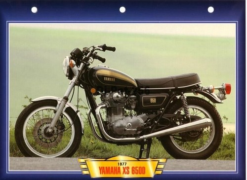 Fiche moto yamaha 650 - yamaha, d