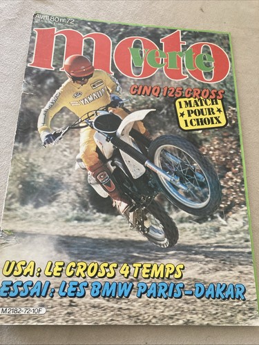 Moto verte 1980 - moto, 72