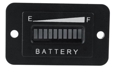 Jauge batterie 48v golfette - jauge,