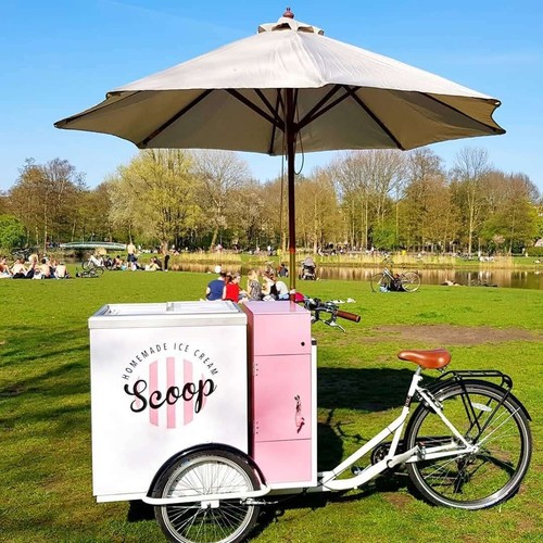 Vélo triporteur glaces - vélo,