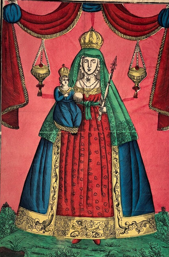 Notre dame ermites gravure - dame,