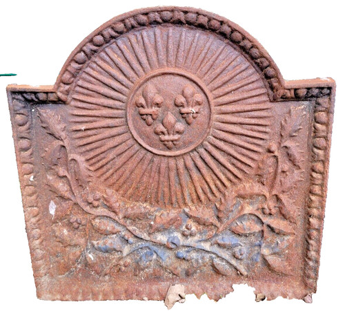 Plaque cheminée pour déco - plaque,