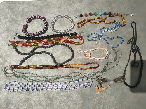 Lot bijoux ancien fantaisie - et,