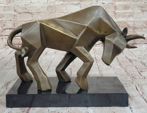 Moderne abstrait bull bronze - abstrait,