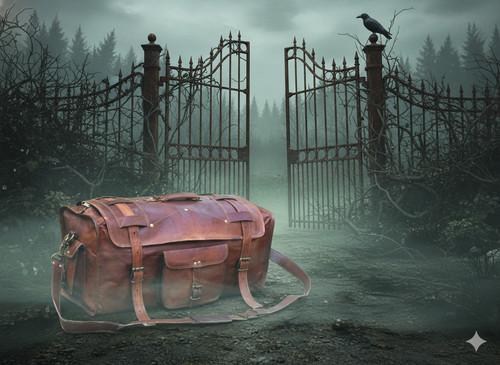 Sac voyage vintage cuir - voyage,