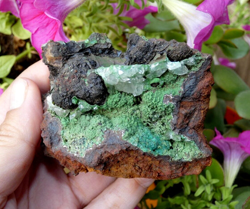 Conichalcite calcite ojuela - conichalcite,