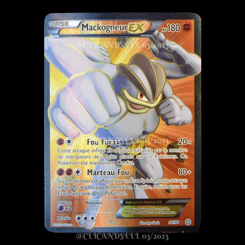 Carte pokémon mackogneur - pokémon,