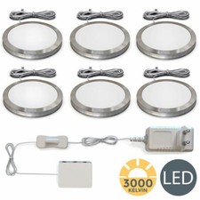 6 spots sous meuble LED