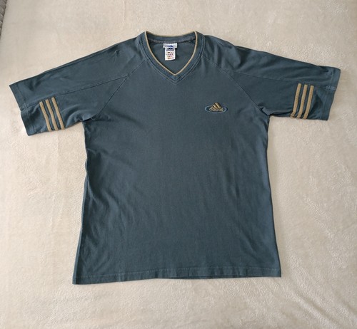 Adidas vintage shirt gris - vintage, t-shirt