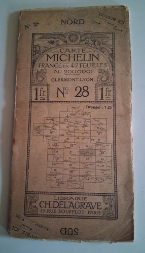 Carte michelin 28 clermont - n°,
