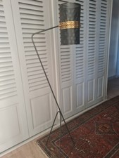 Lampadaire laqué noir 