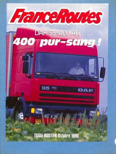 Daf trucks essai routier - daf, 95