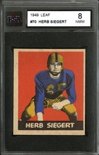 1949 LEAF FOOTBALL~#70~HERB