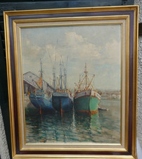 HUILE SUR TOILE  CONCARNEAU