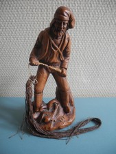 ancienne statuette terre cuite