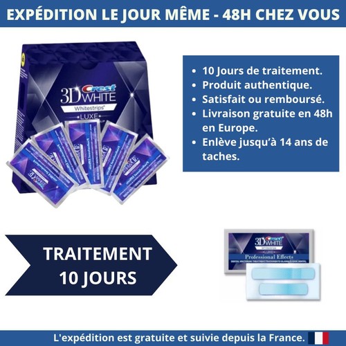 Crest white jours - crest, 10