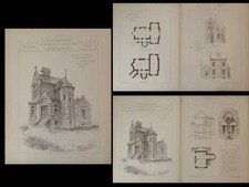 LE CROISIC, VILLA - GRAVURES