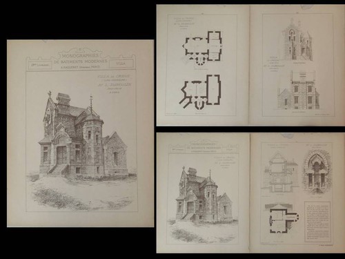Croisic villa gravures - le,