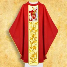 Chasuble brodée "Saint Florian"