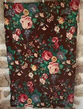 Ancien tissu  fleuri Vintage