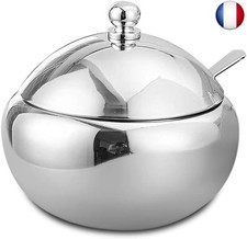 Sucrier en acier inoxydable 304 - Pot à épices pour condiments de maison - R