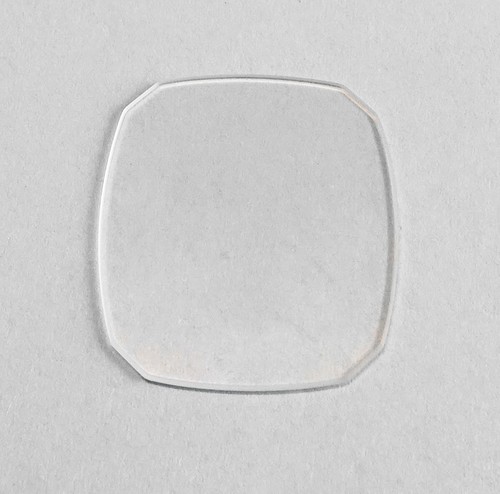 Verre montre rectangle - montre, plat