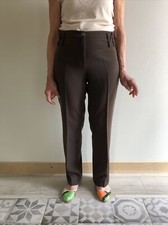 Pantalon Léger Femme Marron T40 JC Trigon Modèle Neuilly